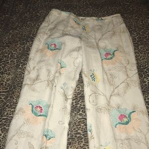 Paper White Trousers